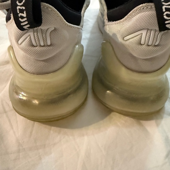 Nike Air Max 270 White and Black Sneakers - Picture 3 of 6